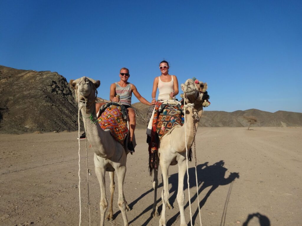 Kamelreiten in Ägypten