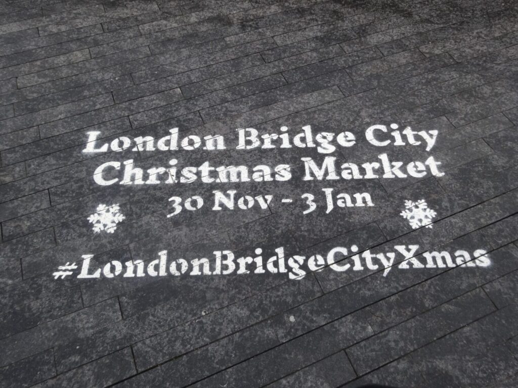 London bridge City Christmas market