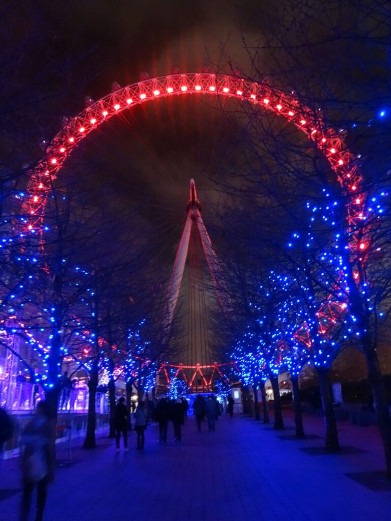 London Eye by night