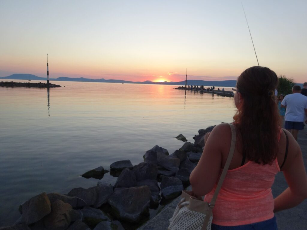 Balatonlelle sunset